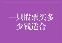 投资者的明智选择：一只股票买多少钱适合