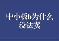 股票市场生存法则：中小板B为何下不了单？