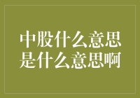 中股是什么意思：穿越历史的金融术语探析