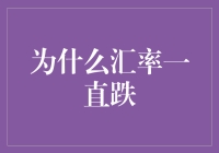 汇率跌跌不休，我该如何是好？（且看这五大原因）