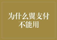 为什么翼支付不能用？翼支付：你这是嫌弃我长得不够帅吗？