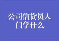 公司信贷员入门学习指南：构建专业信贷评估能力