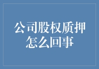 公司股权质押：掌握企业融资的新密码