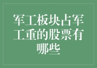 军工板块中的核心股票：哪些是军工重工的主流选择？