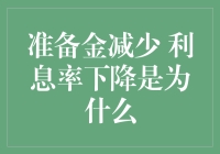 准备金减少、利息率下降？看我如何用冰山一角骗过你