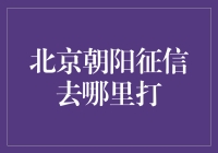 探访北京朝阳区征信查询服务：让信用评估更便利