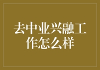 去中业兴融工作怎么样：一份职业规划者的视角