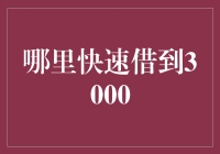 神奇的3000元快速借款指南：让你在10分钟内变身理财小达人