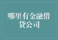 寻找理想的金融借贷公司：策略与指南