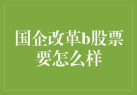 国企改革背景下B股市场投资策略分析：机遇与挑战