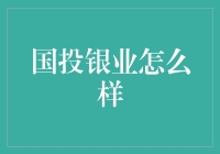 国投银业怎么样？投资理财新选择