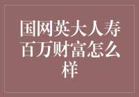 国网英大人寿百万财富怎么样：一份专业视角的全面解析