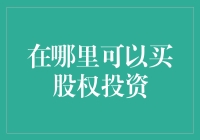 寻找投资出路：股权投资的购买渠道与策略分析