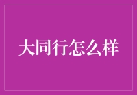 大同行：在技术驱动下的行业革新与挑战