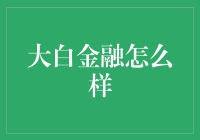 大白金融：打破传统模式的互联网金融平台