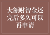 如何高效管理个人财务？揭秘大额财智金还款后的申请技巧！