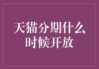 天猫分期服务开放时间表：期待已久的金融便利何时降临？