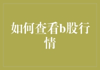 如何用一只股票分析师的眼光看待B股行情：一份有趣指南