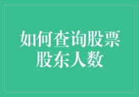 掌握股票股东人数查询：助力精准投资决策