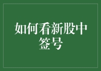 如何看新股中签号：从申购到中签的全流程解析