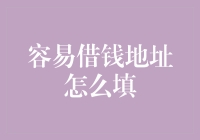 从风险控制角度解读容易借钱地址怎么填