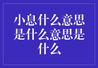 解读小息背后的深意：在忙碌生活中追求的片刻宁静