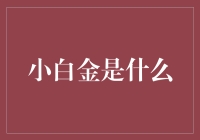 白金演绎：小白金的前世今生