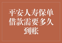 平安人寿保单借款到账所需时长：解析与优化方案