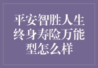 平安智胜人生终身寿险万能型：构建全方位保障的智慧之选