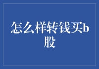 如何把钱转给未来买B股：一份神奇指南