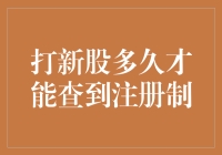 打新股多久才能查到注册制：探索新股市场的新规与效率