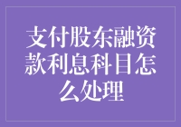 如何正确处理支付给股东的融资款利息？