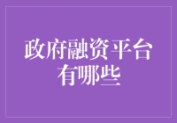 政府融资平台在公共项目中的实际应用与创新模式分析