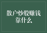 散户炒股赚钱靠什么：策略、心态与信息的深度运用