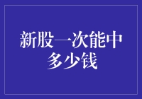 新手必看！一文揭秘新股一次能中多少钱