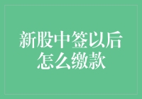 新股中签，缴款攻略：从新手到高手的不完全指南