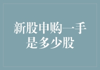 新股申购一手是多少股？解析新股申购规则与攻略