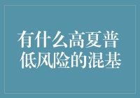 低风险高夏普率混基，带你轻松赚取保本收益