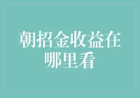 如何在朝招金中寻找收益的宝藏：一场刺激的寻宝游戏