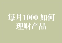 每月1000元理财策略：实现小步快跑的财富增长