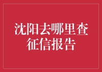 在沈阳如何查询个人征信报告？