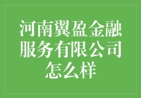 河南翼盈金融服务有限公司：你的钱终于找到了理想的归宿