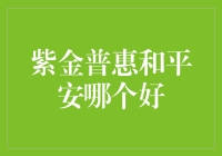 紫金普惠与平安集团：金融产品比较分析