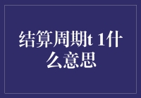 结算周期T+1：优化现金流管理的策略