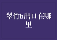 翠竹B出口迷航记：一场寻找出口的奇幻之旅