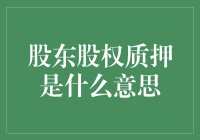 股东股权质押：一种融资方式的深度解析