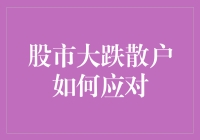 股市大跌，散户投资者该如何理智应对：五步走策略