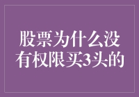 股票为什么没有权限买3头的：一场扑朔迷离的金融知识探险记