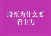 股票投资中的隐形推手：理解主力的重要性