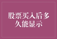 股票买入后多久能显示？——穿越时空的股票对话录